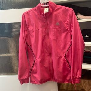 ADIDAS Rain Jacket Pink Womens
